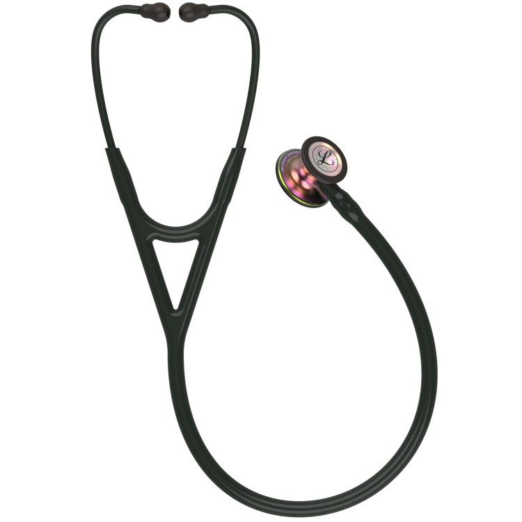 Estetoscópio 3M Littmann Cardiology IV Preto Arco-íris 6165