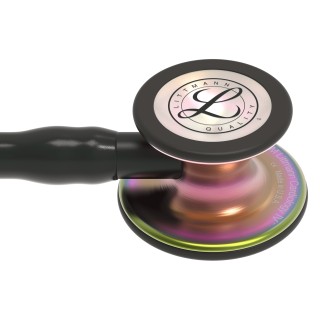 Estetoscópio 3M Littmann Cardiology IV Preto Arco-íris 6165
