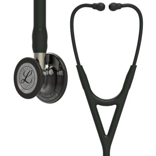 Estetoscópio 3M Littmann Cardiology IV Preto Cinza Fumê 6204
