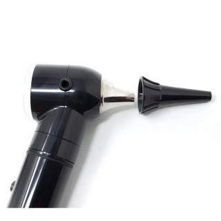 Otoscopio Riester E-SCOPE luz LED Fibra óptica negro